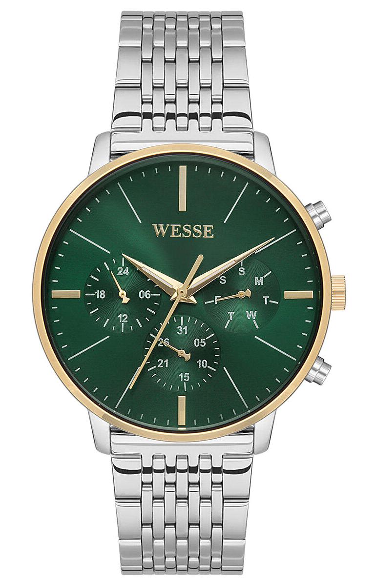 Wesse WWG401105SSA Pusulalı Takvimli 42 mm Çelik Kordon Analog Erkek Kol Saati