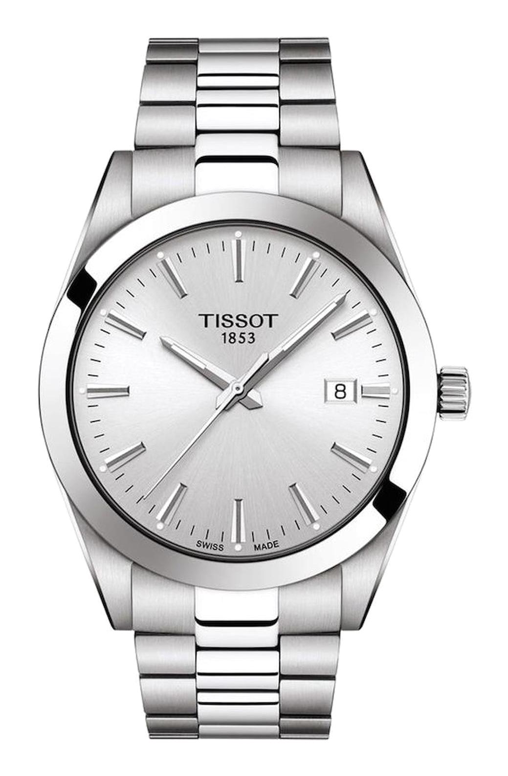 Tissot T1274101103100 Takvimli 44 mm Çelik Kordon Analog Erkek Kol Saati
