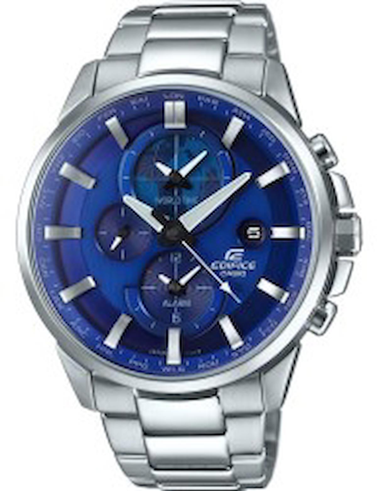 Casio ETD-310D-2AVUDF Takvimli 45.3 mm Çelik Kordon Analog Erkek Kol Saati