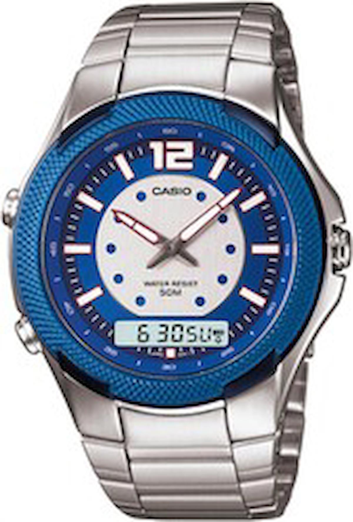 Casio MTA-1011D-2A1VDF Takvimli 43.5 mm Çelik Kordon Analog Erkek Kol Saati