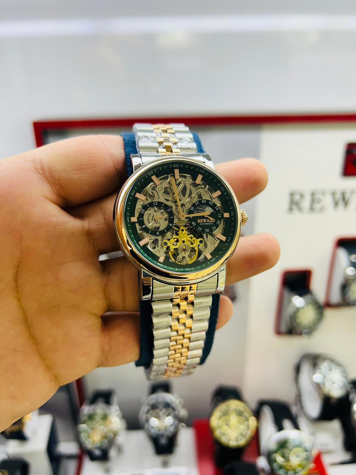 Reward DAS98741.C7 44 mm Gri-Sarı Metal Kordon Analog Erkek Kol Saati