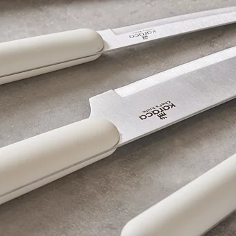 Karaca Right Soft Touch Knife 6 Parça Bıçak Seti Cream