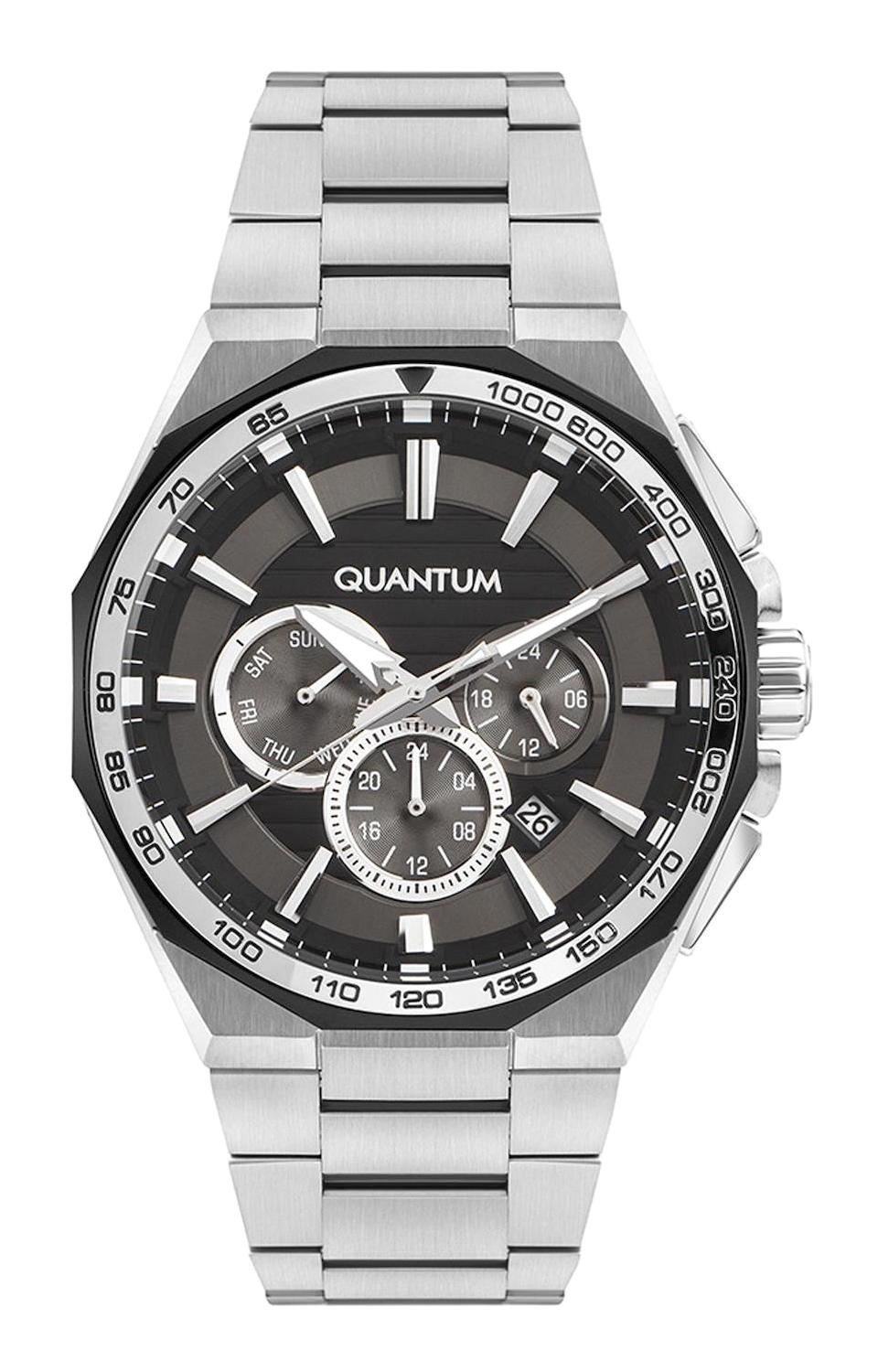 Quantum PWG1056.350 Takvimli 42 mm Çelik Kordon Analog Erkek Kol Saati