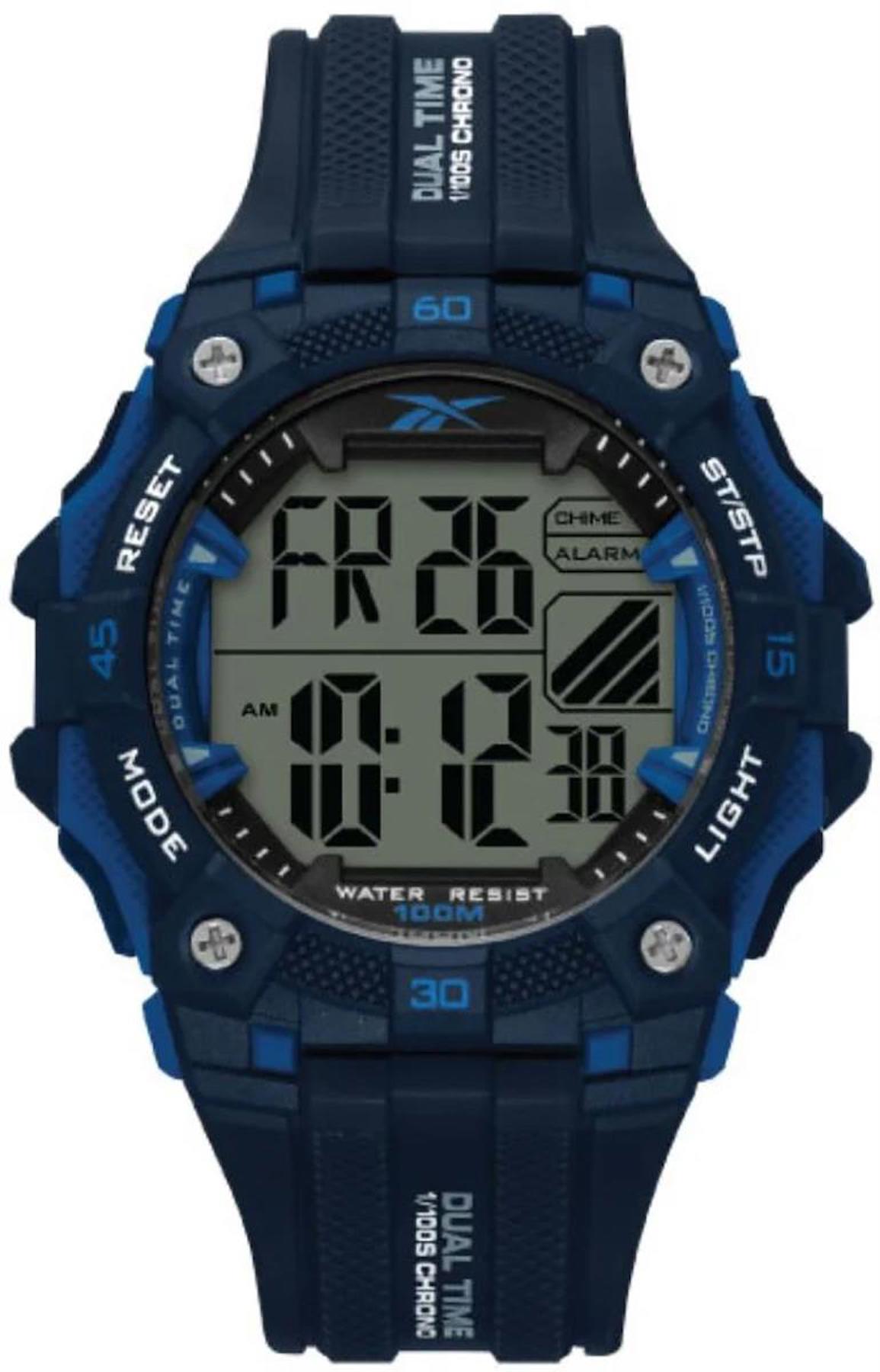 Reebok RV-VAL-G9-PNPN-WN Takvimli 46 mm Lacivert Silikon Kordon Analog Erkek Kol Saati