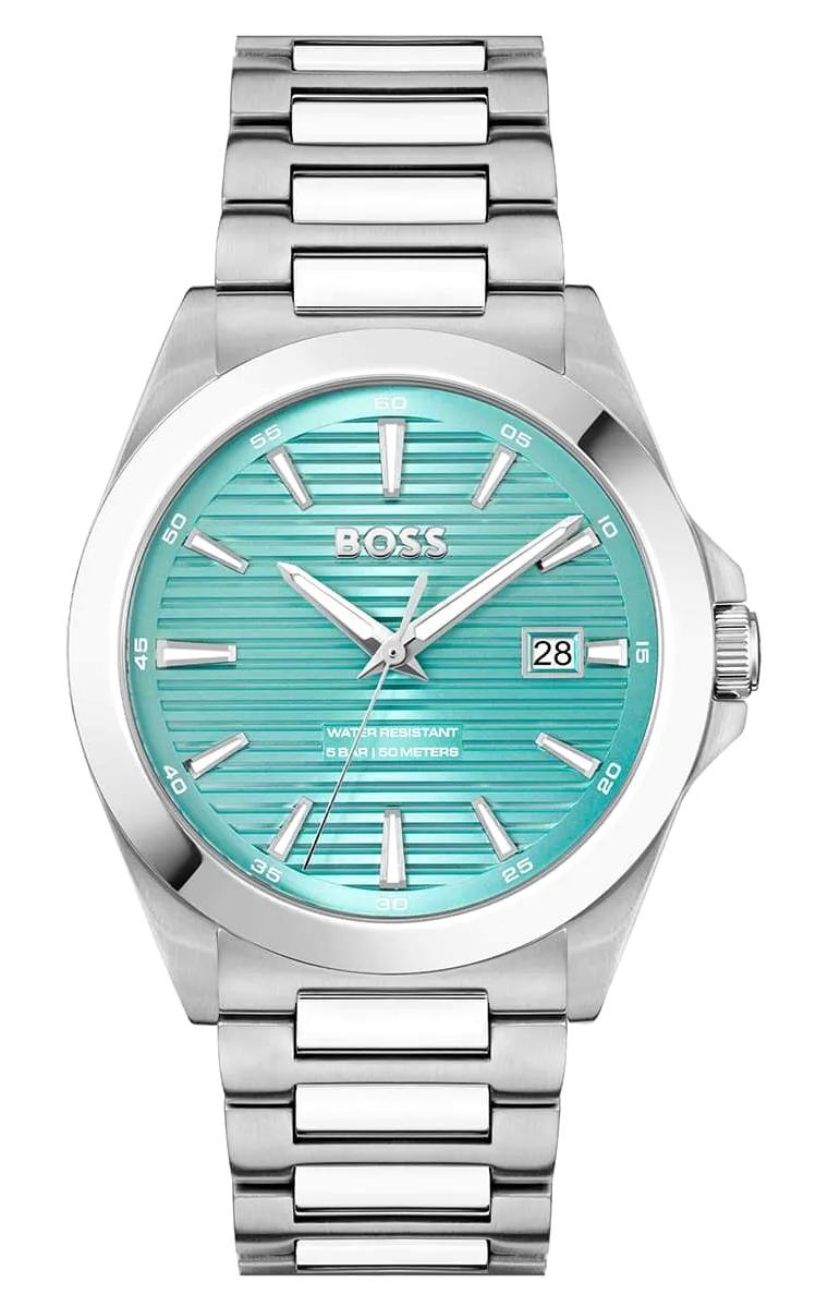 Boss Watches HB1514171 Takvimli 41 mm Çelik Kordon Analog Erkek Kol Saati