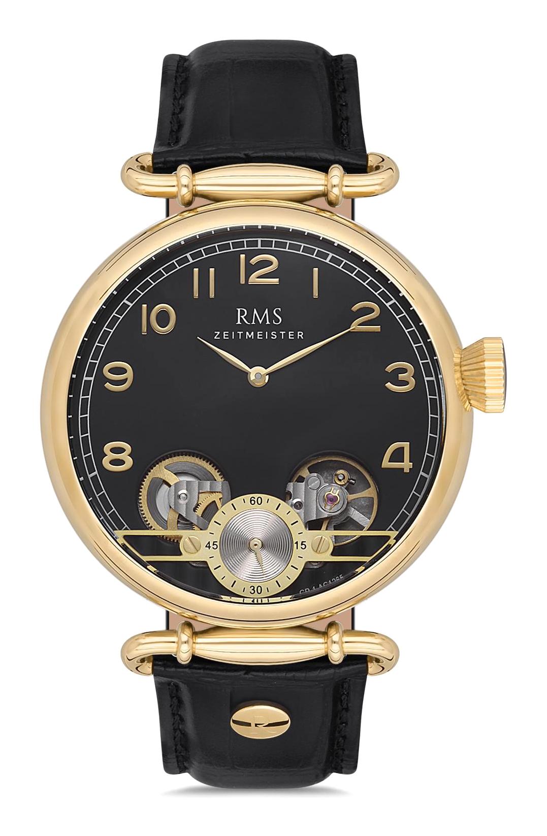 Grand Romanson GR.1.AG1267.04 Takvimli 40 mm Siyah Deri Kordon Analog Kol Saati