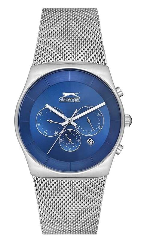 Slazenger SL.09.1842.2.02 Takvimli 42 mm Metal Kordon Analog Erkek Kol Saati