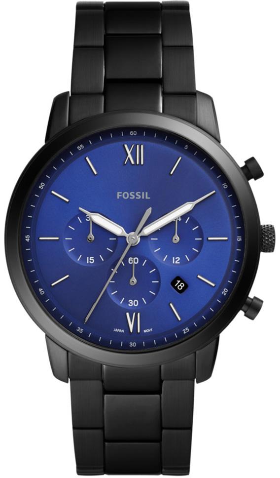 Fossil FS5698 Takvimli 36-40 mm Siyah Metal Kordon Analog Erkek Kol Saati