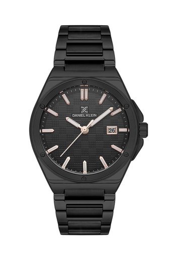 Daniel Klein DK.1.13739-8 Takvimli Siyah Çelik Kordon Analog Erkek Kol Saati