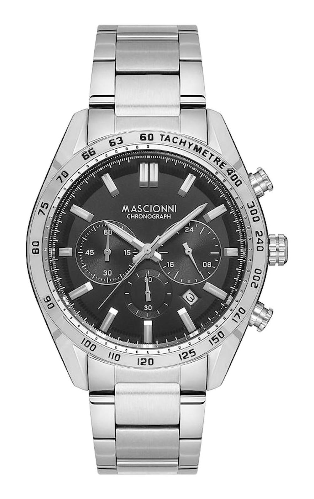 Mascionni M.1.2188.02 Takvimli 43 mm Metal Kordon Analog Erkek Kol Saati