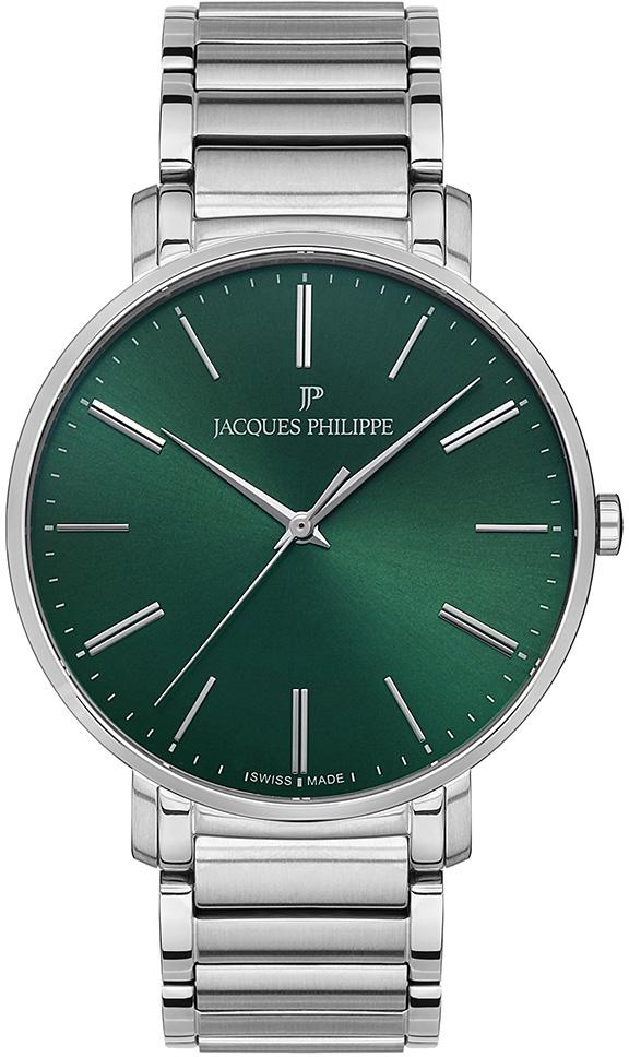 Jacques Philippe JPQGS0713X6 42 mm Çelik Kordon Analog Erkek Kol Saati