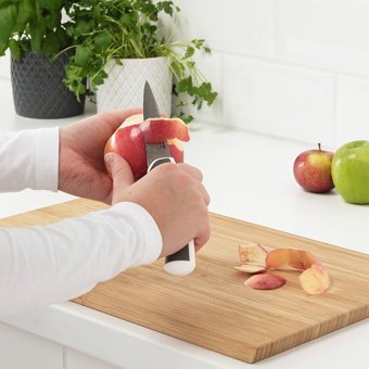 Andlig 3 Parça Paslanmaz Çelik Bıçak Seti - Ekmek Bıçağı - Şef Bıçağı - Soyma Bıçağı Seti