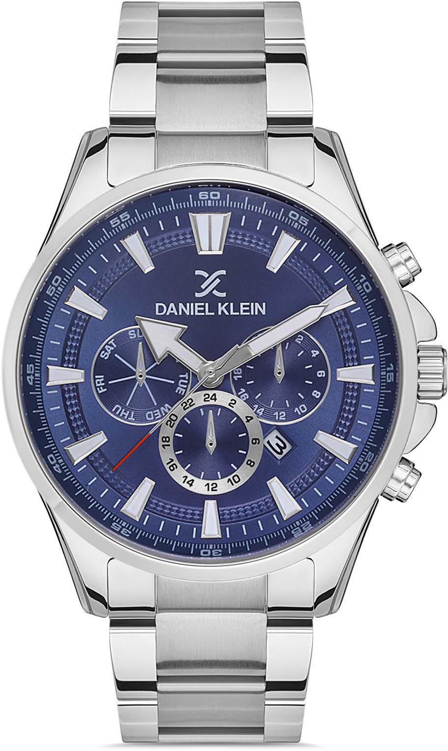 Daniel Klein DK.1.10119.8 Takvimli 44 mm Metal Kordon Analog Erkek Kol Saati