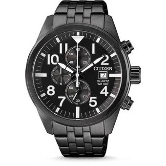 Citizen AN3625-58E Takvimli 43 mm Siyah Çelik Kordon Analog Erkek Kol Saati