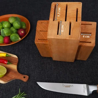 Hand Craft 6 Parça Mutfak Bıçak Seti Stant Et Ekmek Sebze Meyve Bıçağı