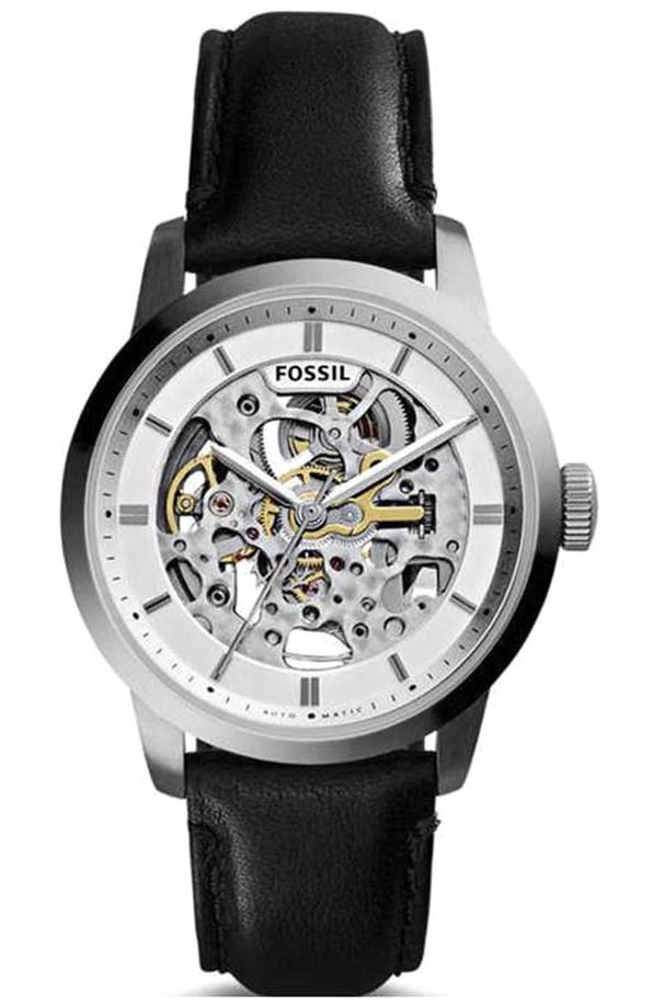 Fossil ME3085 44 mm Siyah Deri Kordon Analog Erkek Kol Saati
