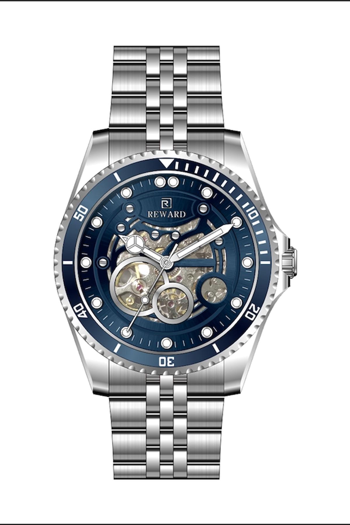 Reward A144423 43 mm Çelik Kordon Analog Erkek Kol Saati