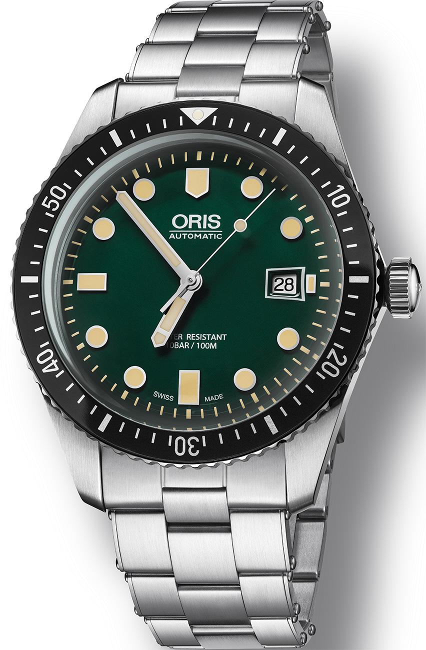 Oris 733-7720-4057-07-8-21-18 Takvimli 42 mm Çelik Kordon Analog Kol Saati
