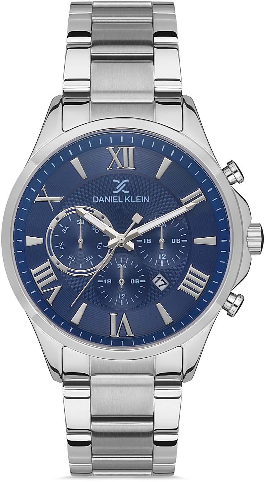 Daniel Klein DK.1.10143.5 Takvimli 45 mm Metal Kordon Analog Erkek Kol Saati