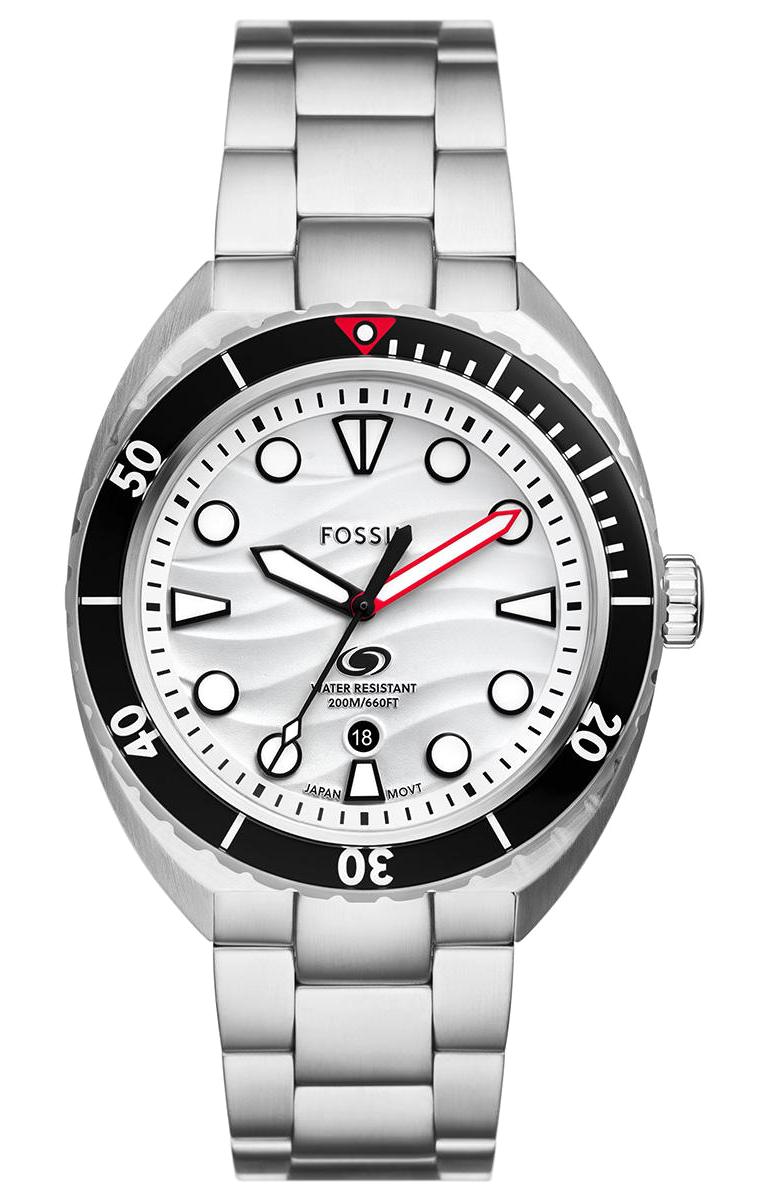 Fossil FFS6063 Takvimli 42 mm Çelik Kordon Analog Erkek Kol Saati