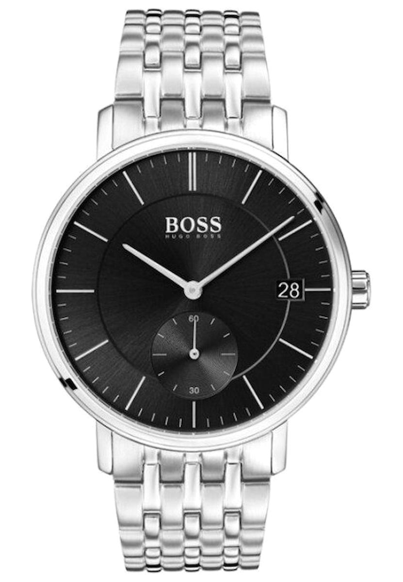 Hugo Boss HB1513641 Takvimli 40 mm Çelik Kordon Analog Erkek Kol Saati