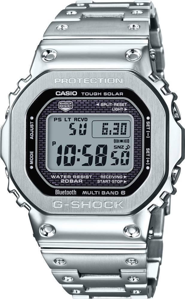 Casio GMW-B5000D-1D Takvimli 43.2 mm Çelik Kordon Analog Kol Saati