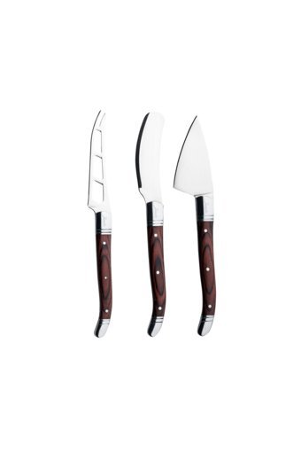 Jumbo Capri Peynir Bıçak Seti (KAHVERENGİ)