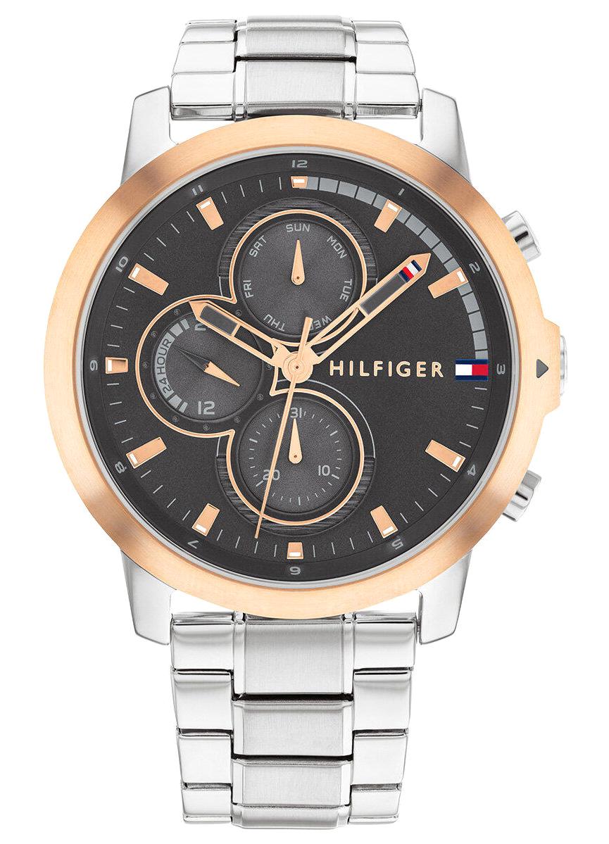Tommy Hilfiger TH1792050 Takvimli 44 mm Çelik Kordon Analog Erkek Kol Saati