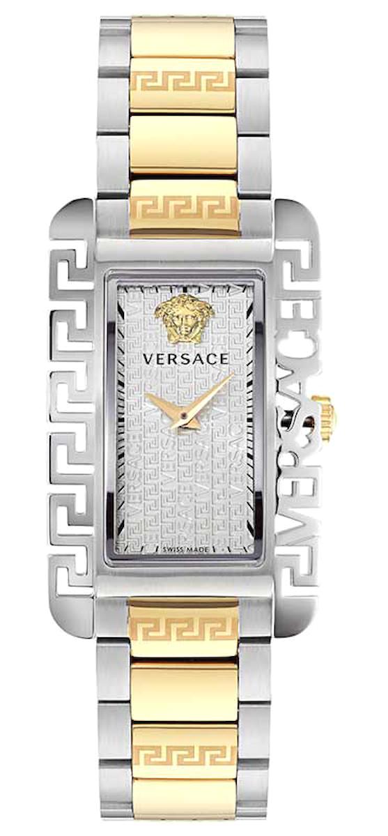 Versace VRSCVE7D00323 45 mm Altın-Çelik Kordon Analog Erkek Kol Saati