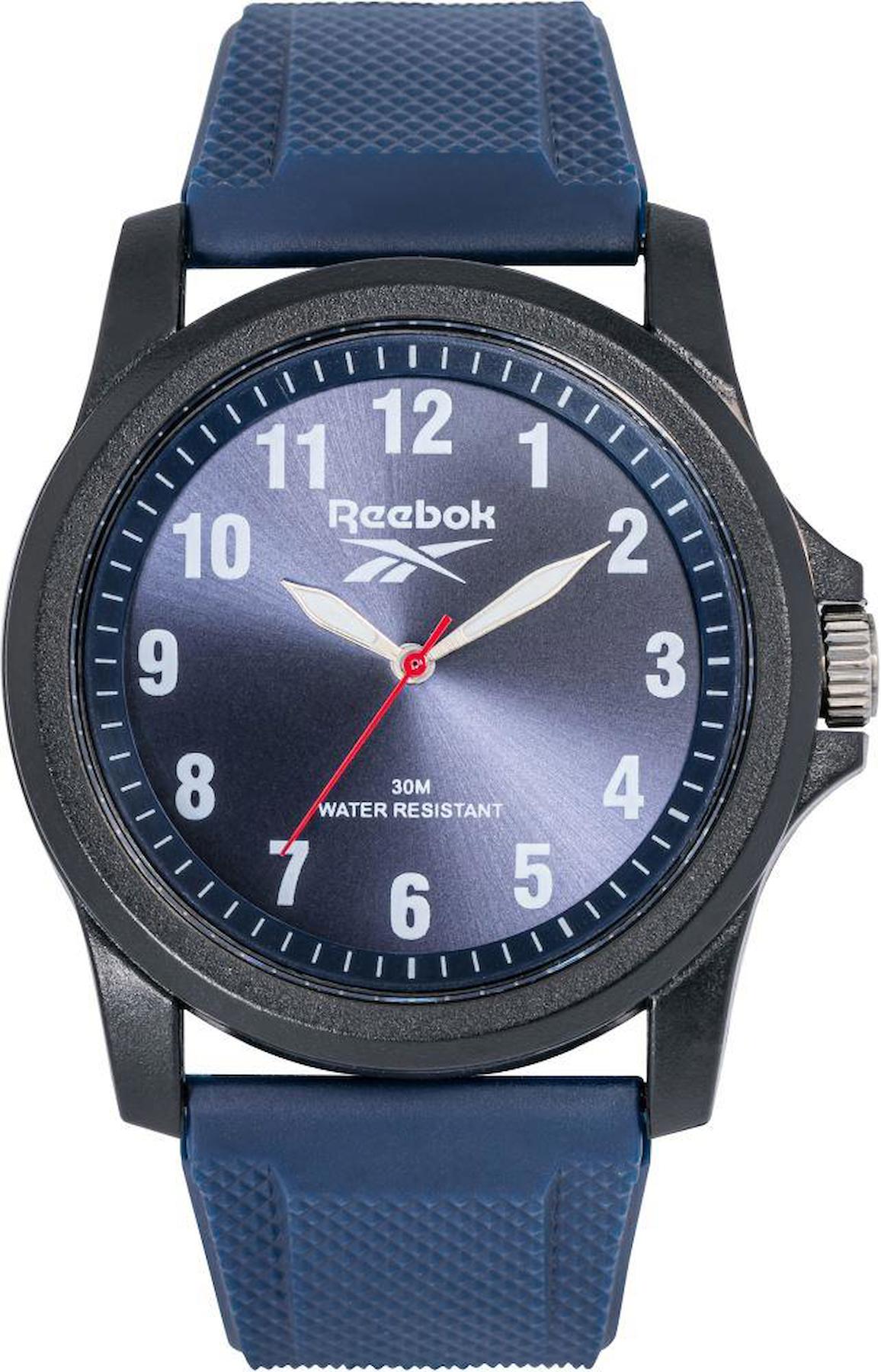 Reebok RV-NAT-G2-PBPN-NW 45 mm Lacivert Silikon Kordon Analog Kol Saati