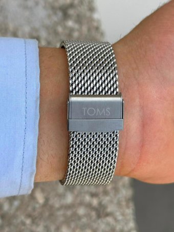 Toms TS-FT-1-106 Takvimli 46 mm Çelik Kordon Analog Erkek Kol Saati