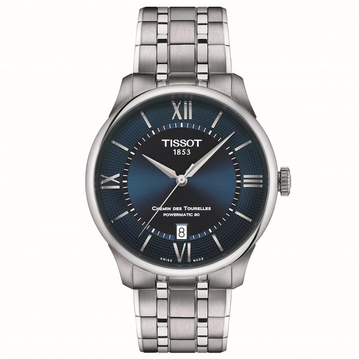Tissot T1398071104800 Takvimli 44 mm Çelik Kordon Analog Erkek Kol Saati