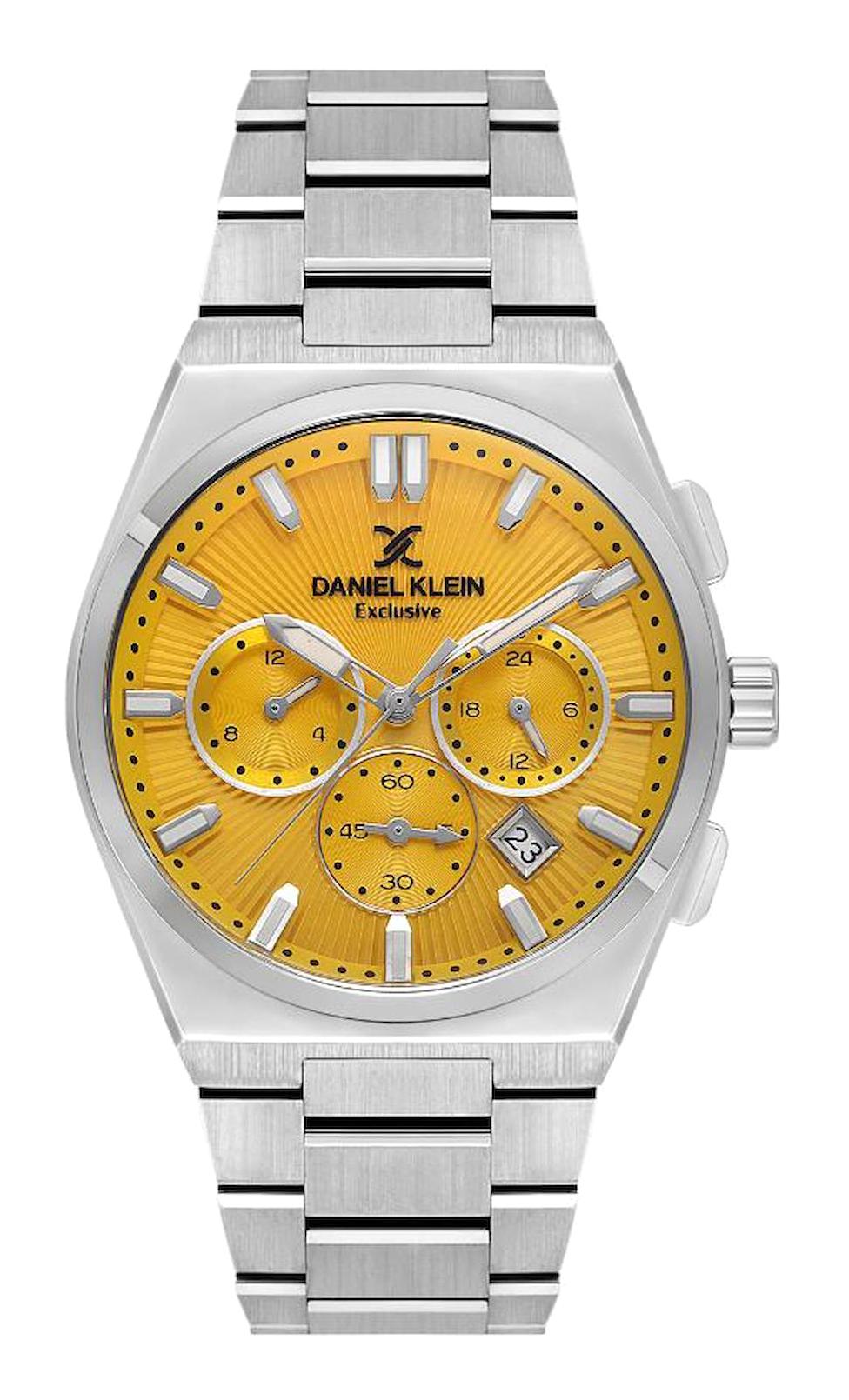 Daniel Klein DKE.1.10674.4 Takvimli 42 mm Çelik Kordon Analog Erkek Kol Saati