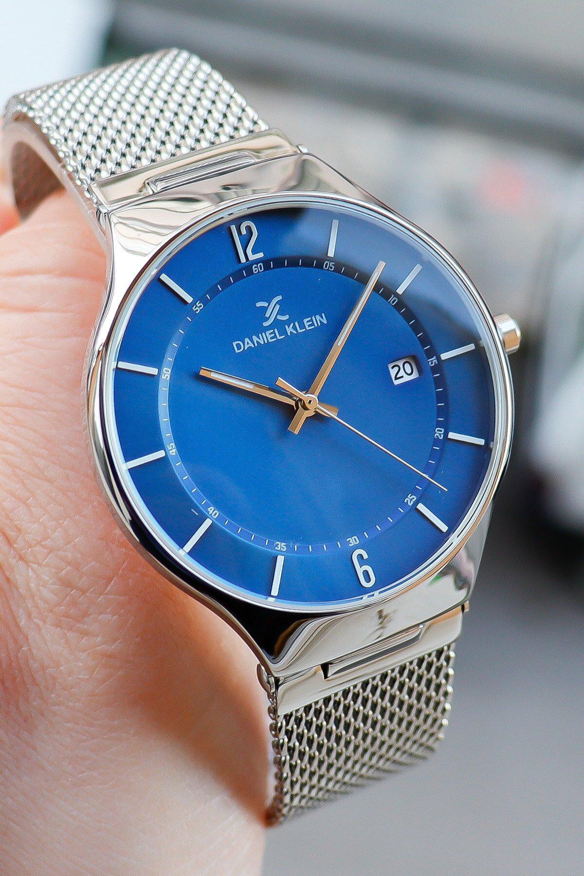 Daniel Klein DK01398 Takvimli 42 mm Çelik Kordon Analog Erkek Kol Saati