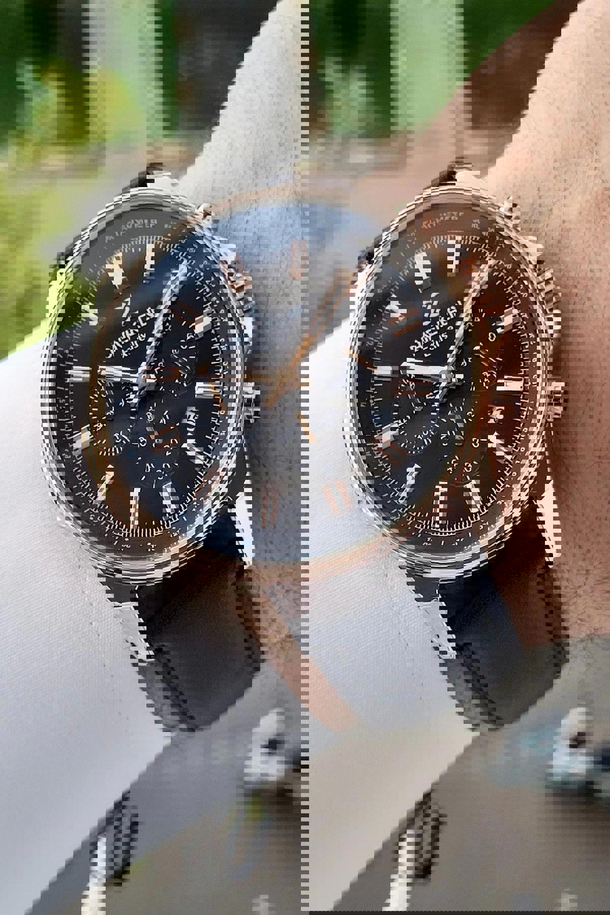 Daniel Klein DKISTE1199 Kronometreli Takvimli 42 mm Siyah Deri Kordon Analog Erkek Kol Saati