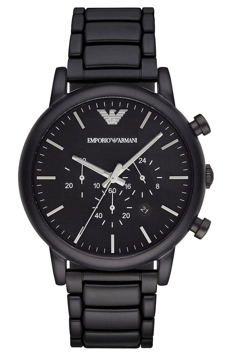 Emporio Armani AR1895 Takvimli 42 mm Siyah Çelik Kordon Analog Kol Saati