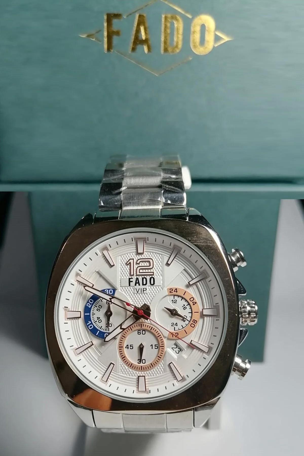 Q&Q RH 0144 Takvimli Gri Kordon Analog Kol Saati