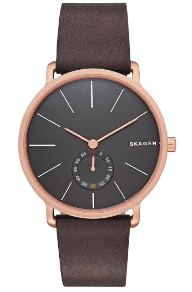 Skagen SKW6213 40 mm Kahverengi Deri Kordon Analog Kol Saati