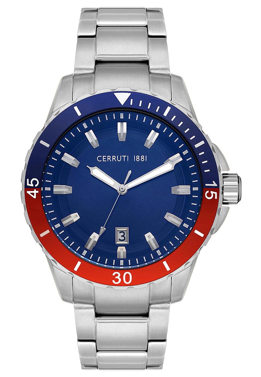 Cerruti 1881 CIWGH2230204 Takvimli 44 mm Metal Kordon Analog Erkek Kol Saati