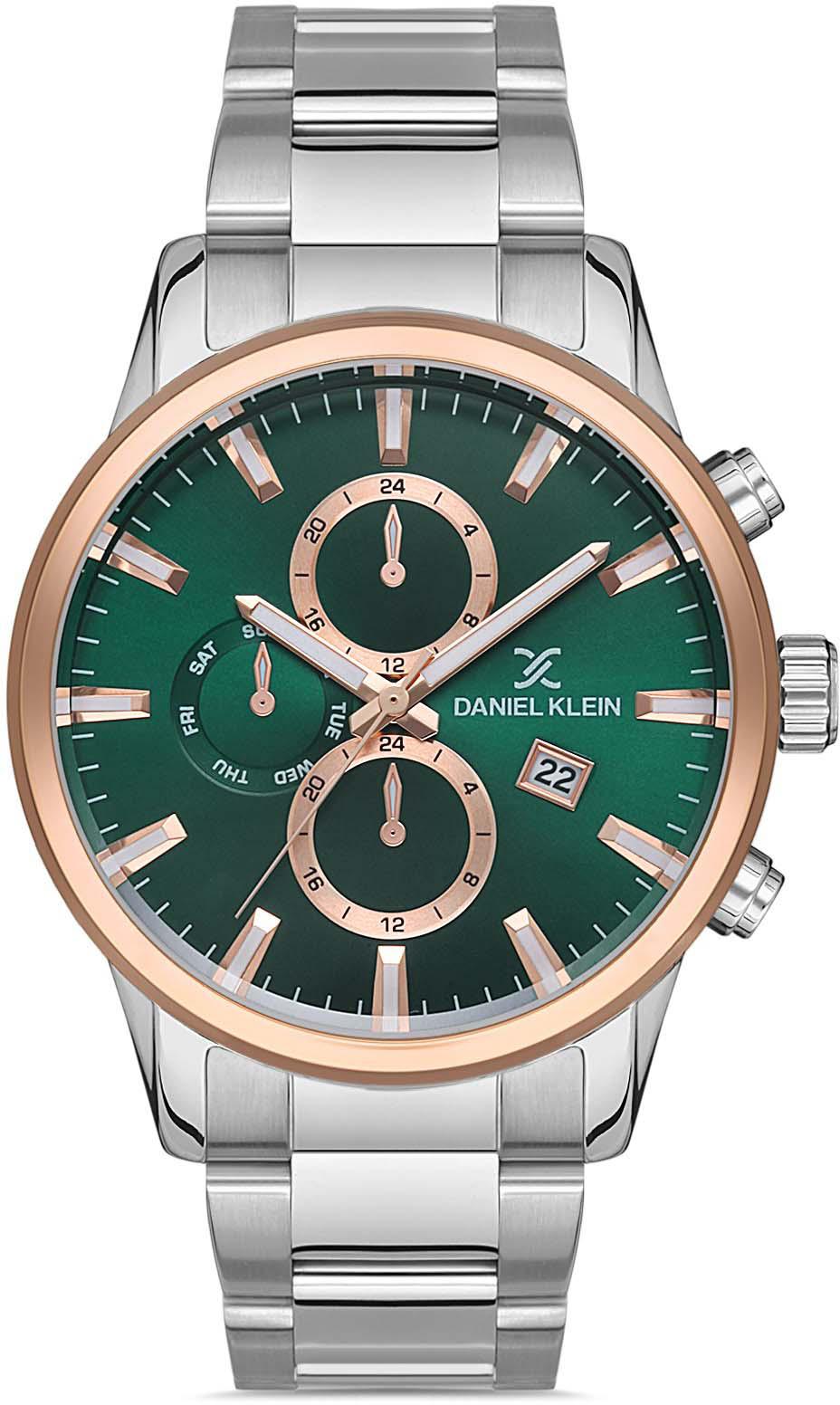 Daniel Klein DK.1.10126.5 Takvimli 45 mm Metal Kordon Analog Erkek Kol Saati