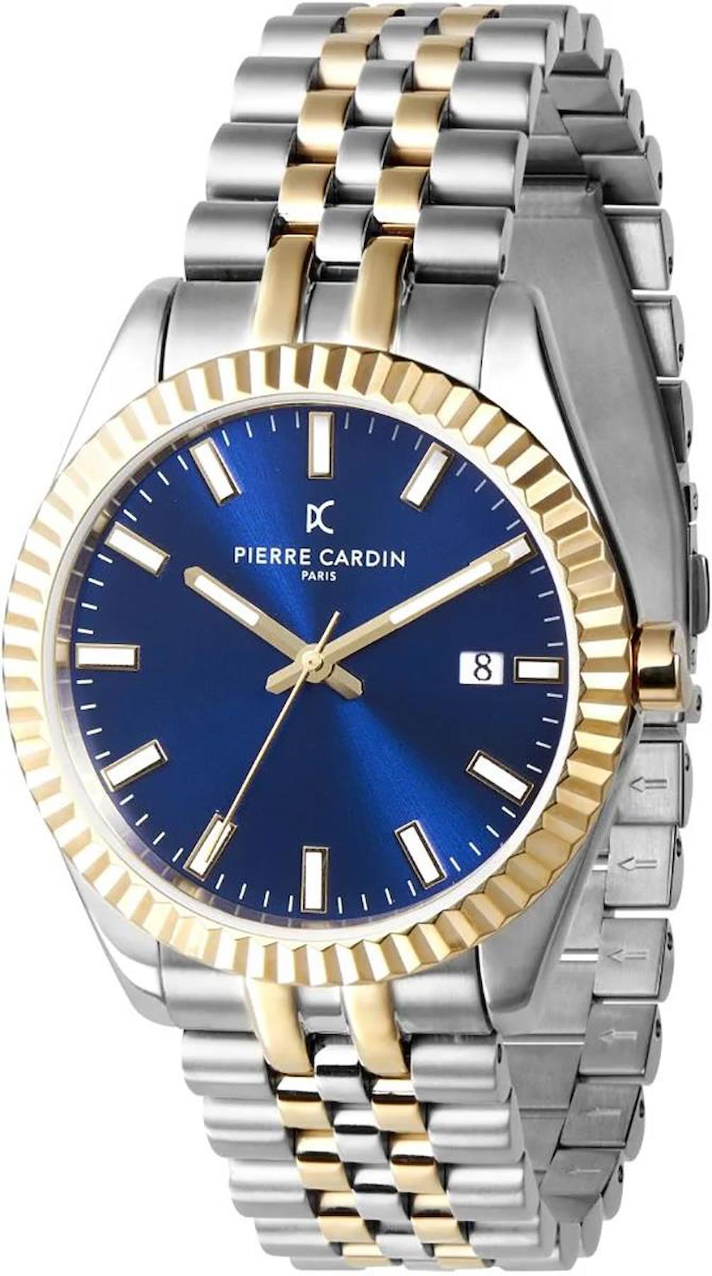 Pierre Cardin COP.0005 Takvimli 40 mm Altın-Çelik Kordon Analog Erkek Kol Saati