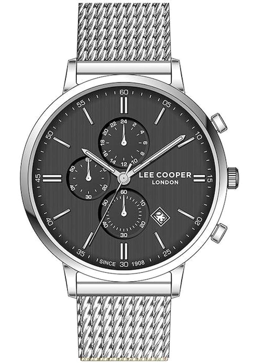 Lee Cooper LC07315.350 Takvimli 44 mm Çelik Kordon Analog Erkek Kol Saati