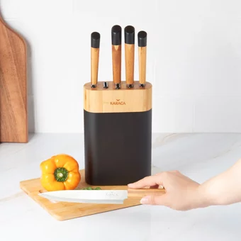 Karaca Maple Black 6 Parça Bıçak Seti