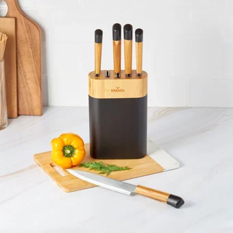 Karaca Maple Black 6 Parça Bıçak Seti
