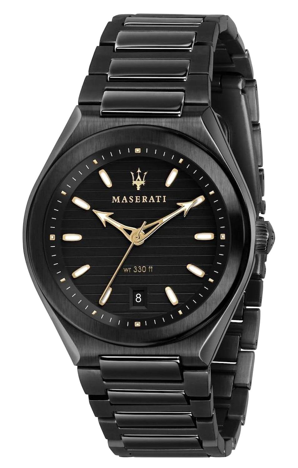 Maserati R8853139004 Takvimli 40 mm Siyah Çelik Kordon Analog Erkek Kol Saati