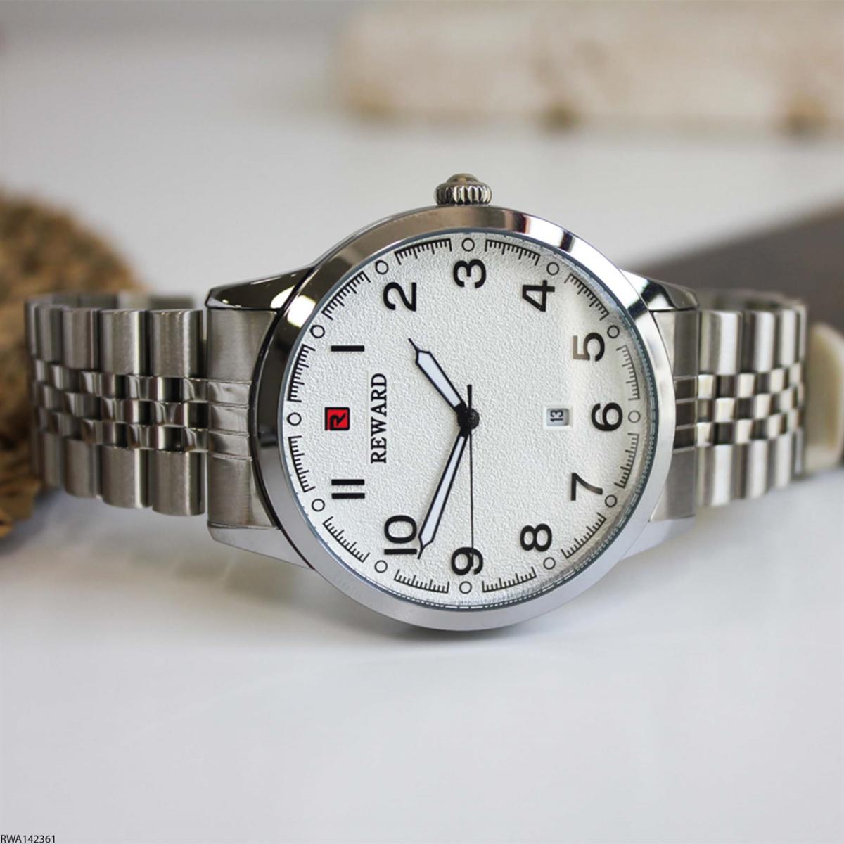 Reward RWA142361 Takvimli 44 mm Metal Kordon Analog Erkek Kol Saati
