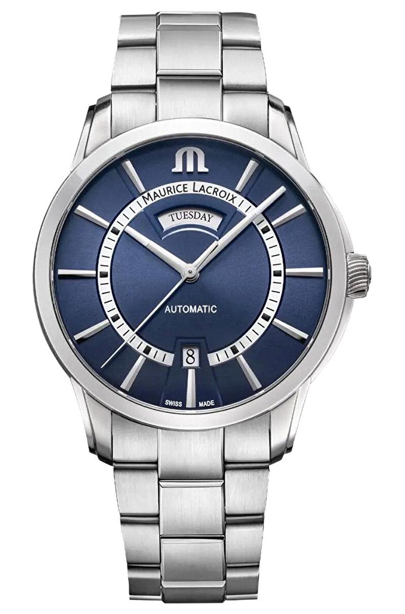 Maurice Lacroix ML-PT6358SS002431-1 Takvimli 44 mm Çelik Kordon Analog Erkek Kol Saati