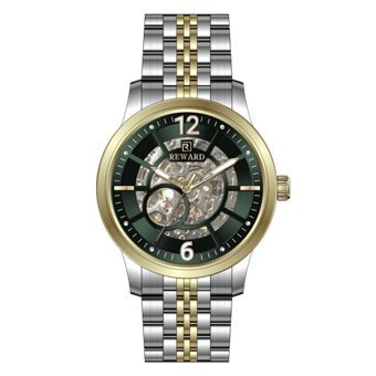 Reward RWA-144407 44 mm Gri-Sarı Çelik Kordon Analog Erkek Kol Saati