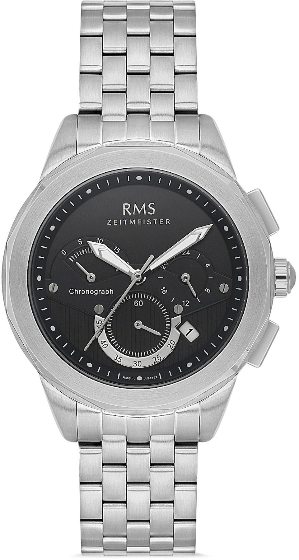 Romanson RMS.1.AG1527.03 Takvimli 42 mm Çelik Kordon Analog Kol Saati