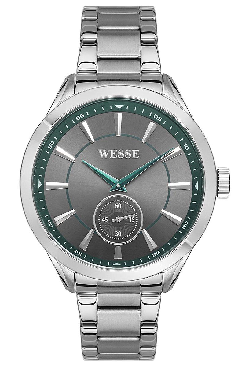 Wesse WWG207502 Pusulalı 44 mm Çelik Kordon Analog Erkek Kol Saati